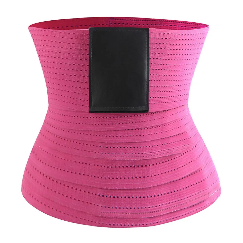 Waist Trimmer Wrap Breathable Mesh Waist Trainer Belt- One Size Fit All