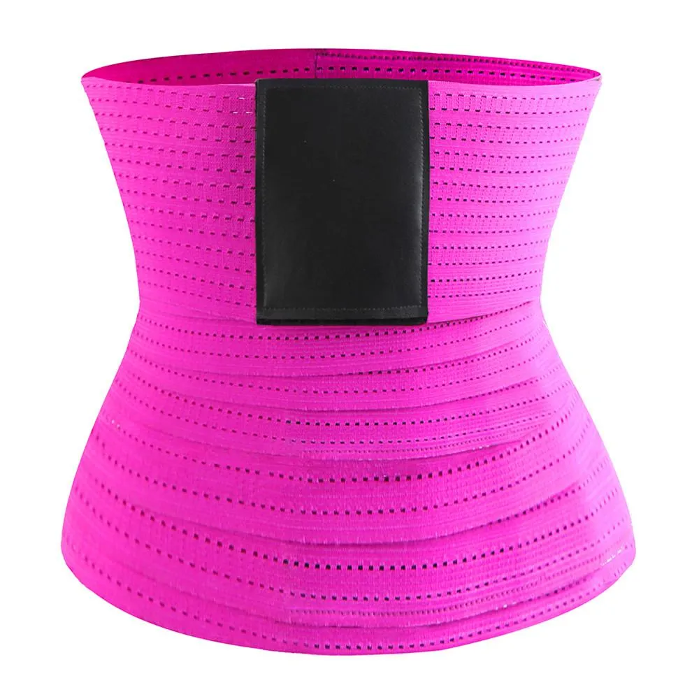 Waist Trimmer Wrap Breathable Mesh Waist Trainer Belt- One Size Fit All