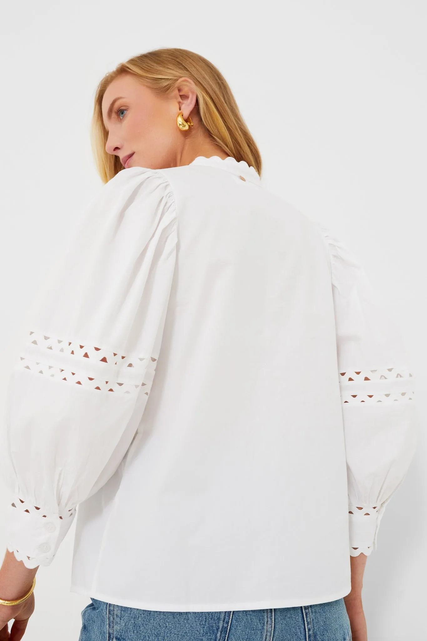 White Rodo Blouse