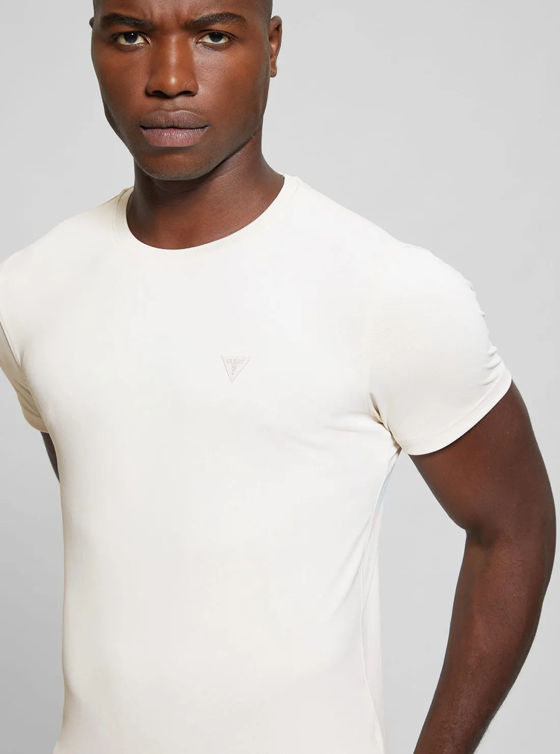 White Tech Stretch T-Shirt