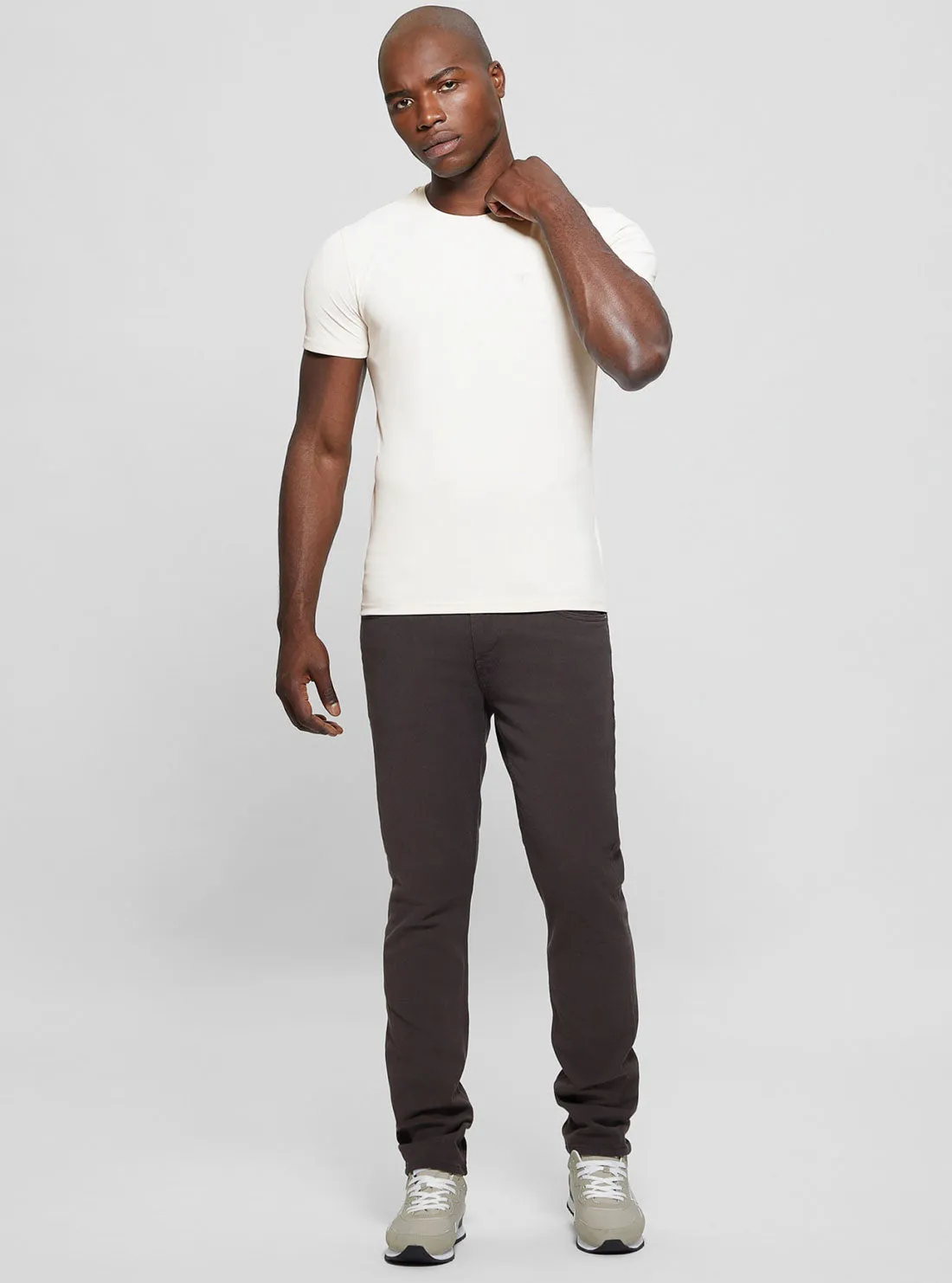 White Tech Stretch T-Shirt