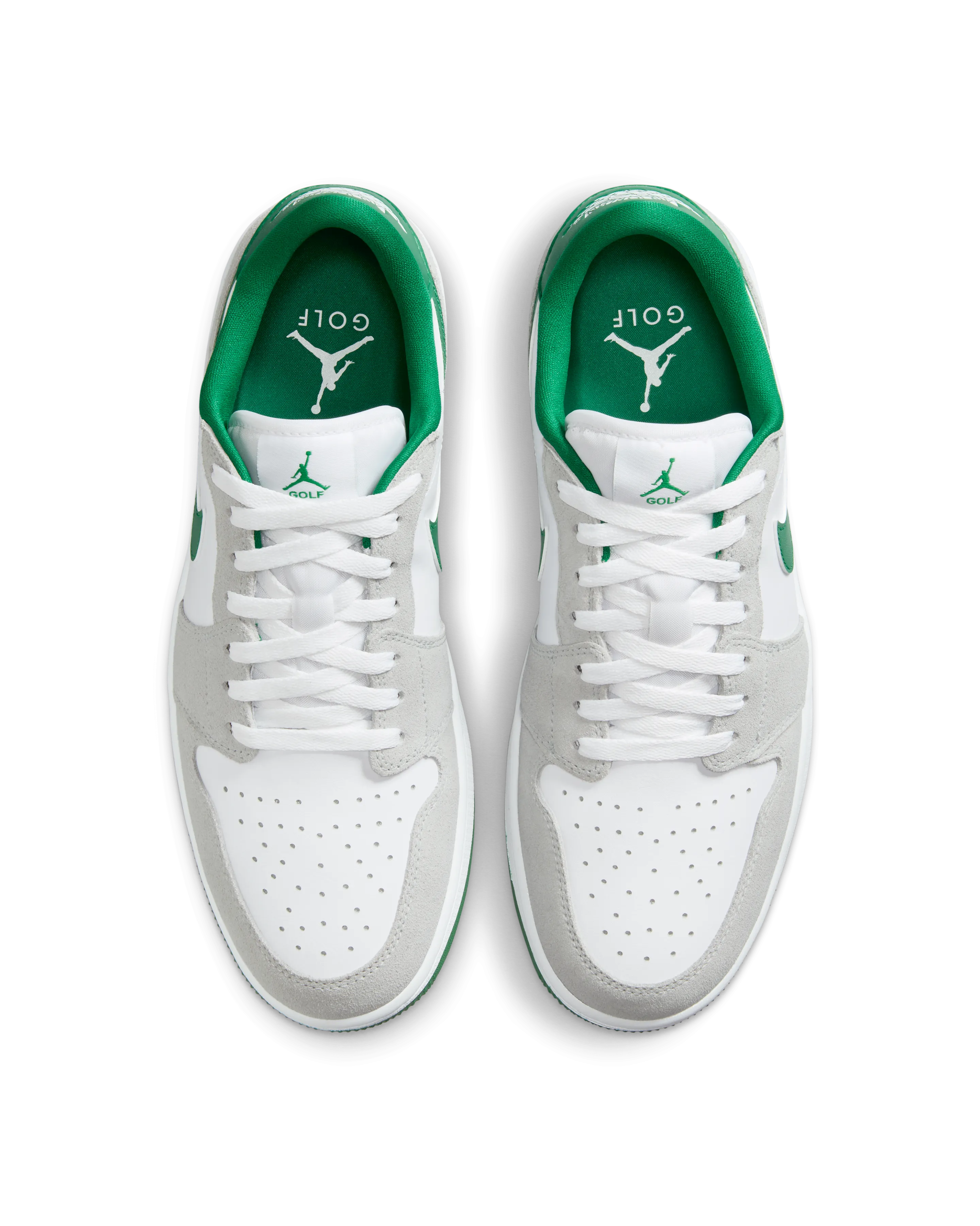 White/Green/Grey AJ 1 Low