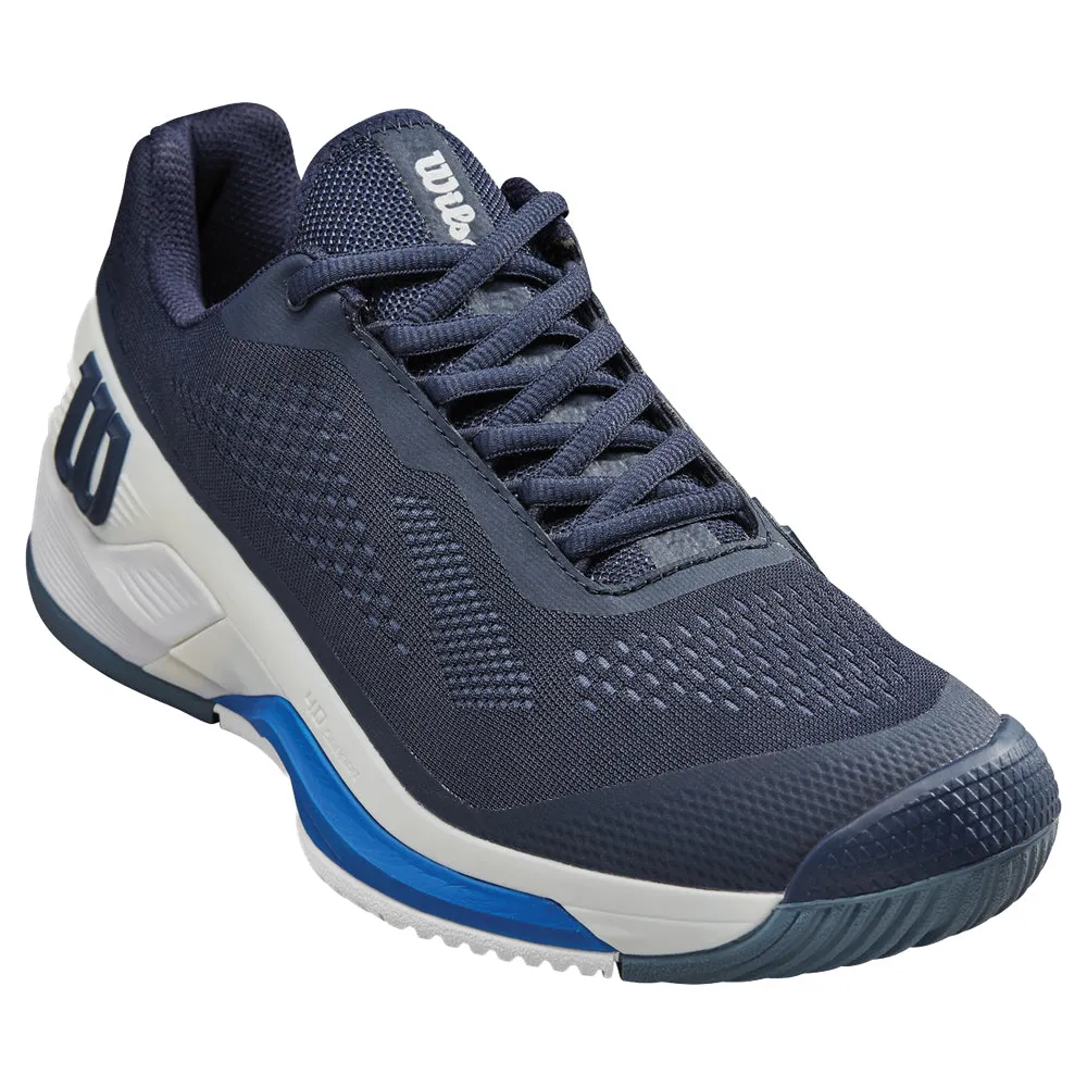 Wilson Rush Pro 4.0 Clay Tennis Shoes (Mens) - Navy Blazer/White/Lapis Blue