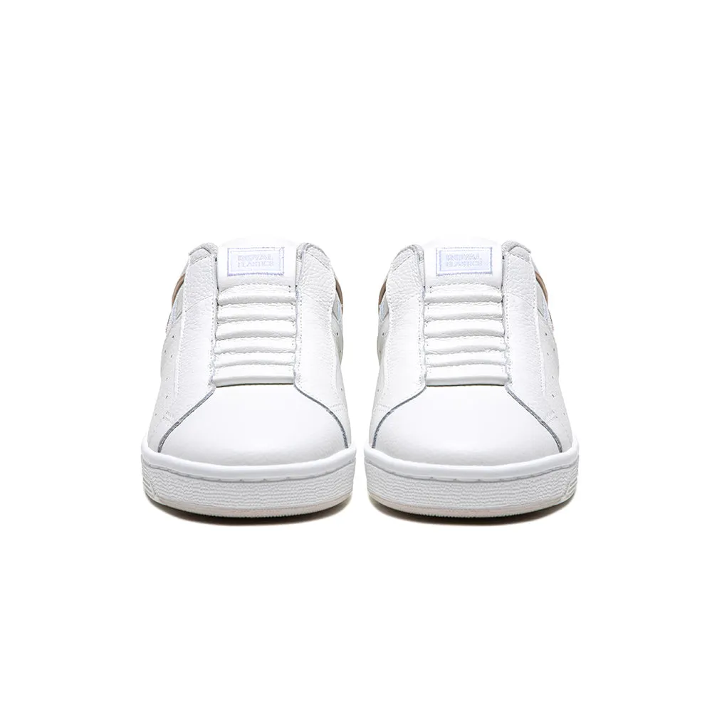 Women's Icon OG White Gold Logo Leather Sneakers 91933-003