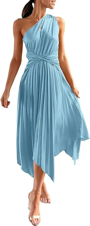 Women's Summer Long Satin Dress