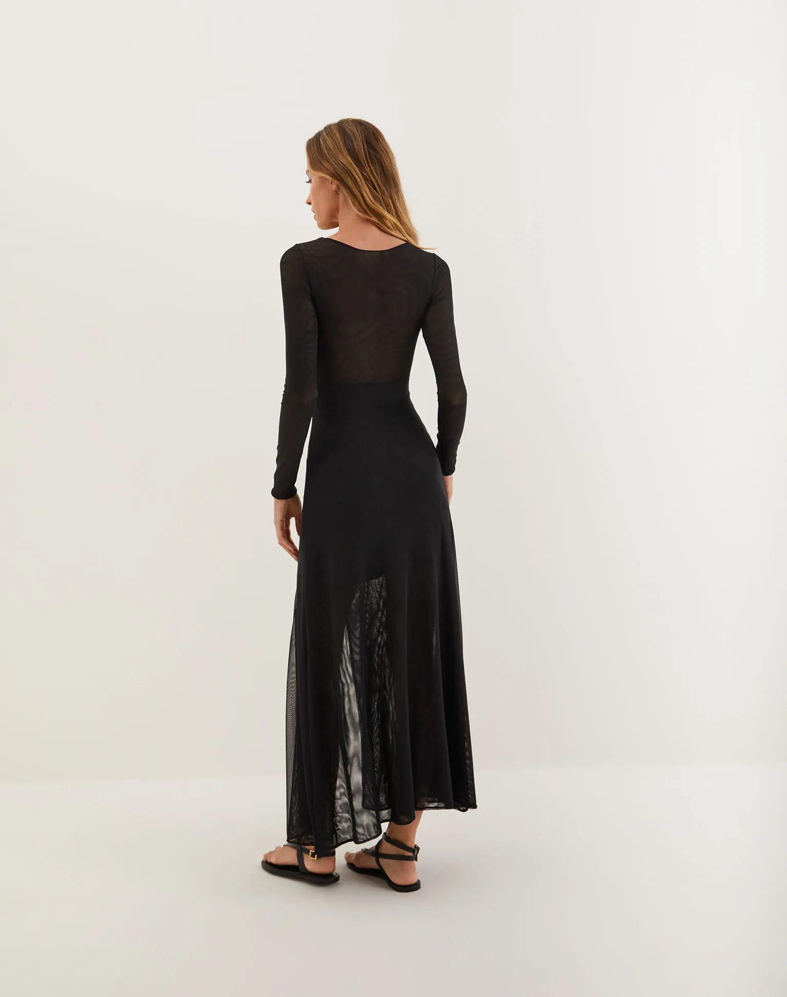 Yarin Long Dress - Black